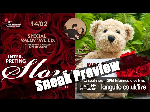 How to DANCE SLOW TANGOS, Part 2 - (14.02) - sneak peek  @Tanguitoacademy @PDuarteTango