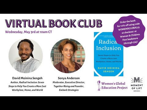 Radical Inclusion Virtual Book Club ft. David Moinina Sengeh & Sonya Anderson