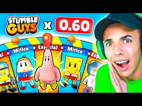 I spun the NEW SPONGEBOB WHEEL in STUMBLE GUYS! 🤯 *update*