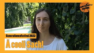 Tabea, warum kommst du ans Generationenfestival?