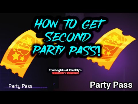 Second Party Pass (How To Find) | Five Nights at Freddy's Security Breach (FNAF) | Location