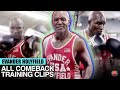 EVANDER HOLYFIELD - ALL COMEBACK TRAINING CLIPS COMPILATION - HOLYFIELD ON THE BAG & MITTS!