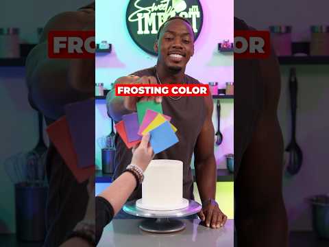 Letting random cards design this cake #shorts