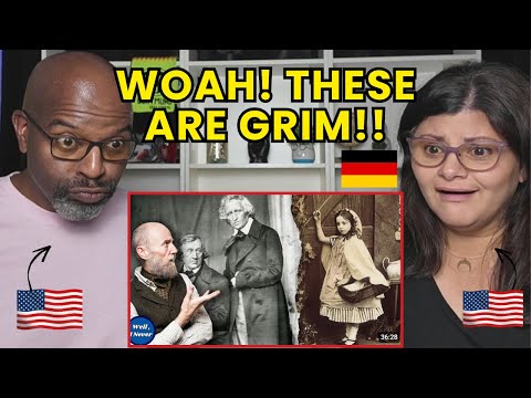 Americans React to The Story of The Brothers Grimm | Dark Fairytales!
