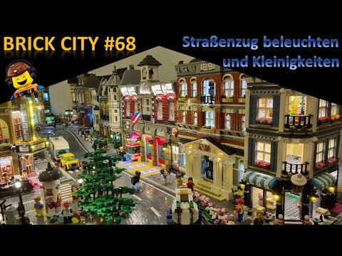 Brick City Teil 68 - Straßenzug Beleuchten und Kleinigkeiten