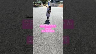 金曜日がんばろ!#今日のゆりしゃん#제주도 #済州島 #韓国在住 #三姉妹#末っ子#4歳#6살#막내딸 #등원룩#한일부부#한일부부#제주도