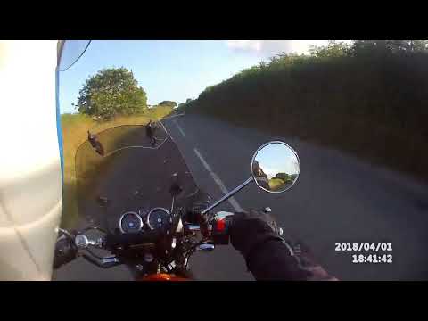 You never know who you will meet on a 60mph cornish B road!