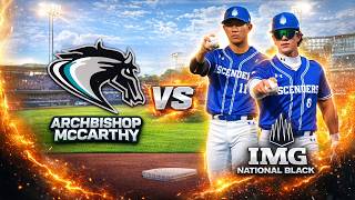 IMG National Black vs Archbishop McCarthy Florida High School Baseball Game