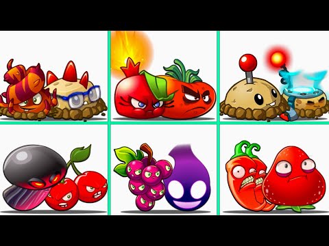 PvZ2 - 6 Pair BOMB Plants Battlez - Who Will Win? Team Plant vs Team Plant