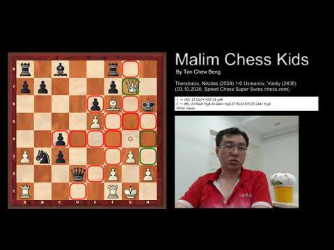 Bishop Sacrifice Bh7+ for Pawn g4# Checkmate | Nikolas vs Vasily
