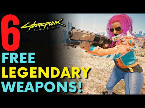 Cyberpunk 2077 - FREE LEGENDARY WEAPONS! | Patch 1.5 (Locations & Guide)