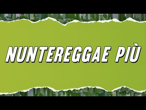 Rino Gaetano - Nuntereggae più (Testo)