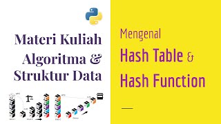 Algoritma Pemrograman 09 | Mengenal Struktur Data Hash Table &amp; Hash Function | Kuliah Online
