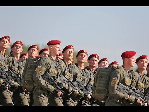 Ukrainian Independence Day military parade in Kiev