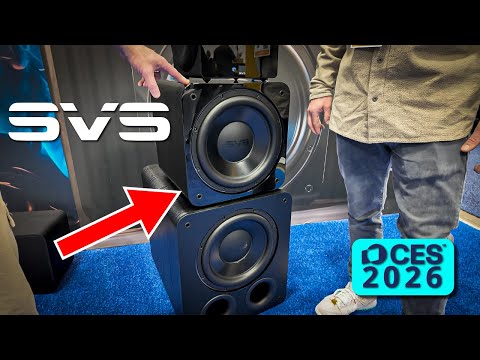 SVS Rocks CES 2026 with New 13-inch Subs that Go Below 20 Hz