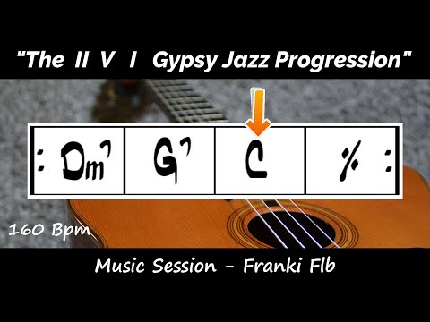 C Major 2 5 1 Gypsy Jazz Manouche Backing Track n°01 - Play Along Guitar
