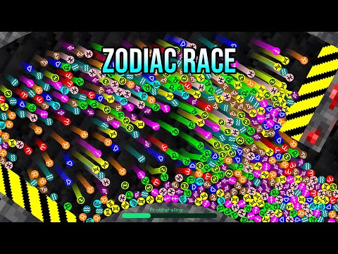 Shutter Crush 4 - Twelve Zodiac Signs Proliferation Survival Marble Race in Algodoo