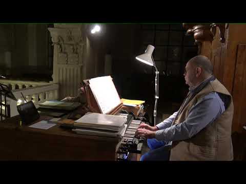 B. M. Černohorský Fuga. Robert Hugo plays the Baroque organ of the Jesuit Church St Salvator Prague