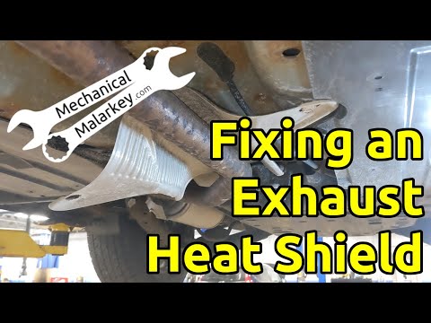 Fixing an Exhaust Heat Shield
