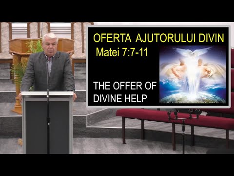 FRBC 2021 - 5 Ian - Busuioc B - Oferta ajutorului divin