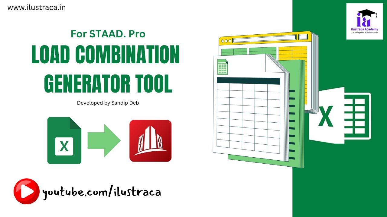 Load Combination Generator Tool for STAAD. Pro | ilustraca | Sandip Deb