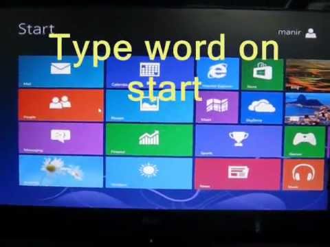 comment trouver wordpad sur windows 8