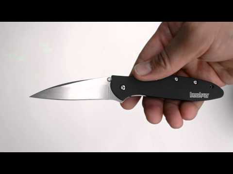 Kershaw 1660SWBLK - Leek - Stonewashed Black