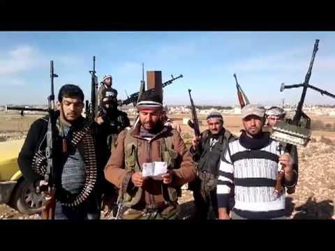 بيان إسقاط طائرة ميغ بالقرب من مطار الطبقة العسكري من قبل كتيبة أنوار الحق في ريف الرقة