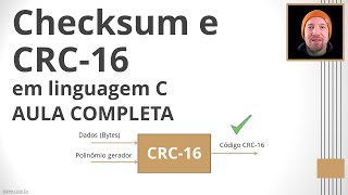 Checksum e CRC-16 com exemplos em Linguagem C | Comunicação de Dados para Automação (Aula Completa)
