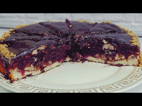 Брауни Пирог с творогом и вишней Вкуснее пирога не найдете Brownie Pie with Cherry and Cottage Chees