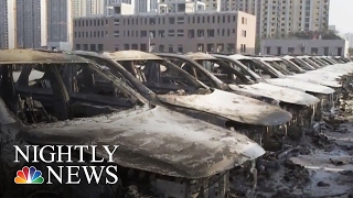 Death Toll in Tianjin Blast Soars Past 50, Dozens Injured | NBC Nightly News