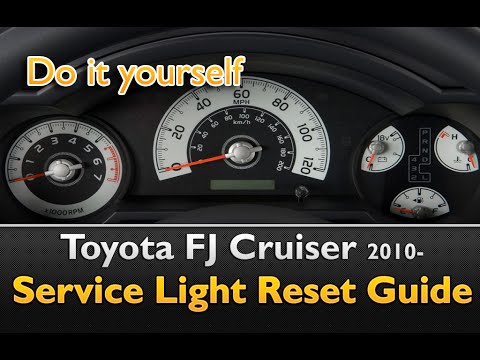 YouTube video about: How to turn off maintenance light on toyota fj cruiser?
