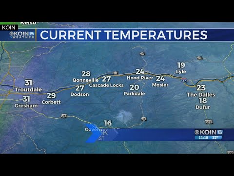11 p.m. Tuesday evening forecast KOIN 6 News March 5, 2019