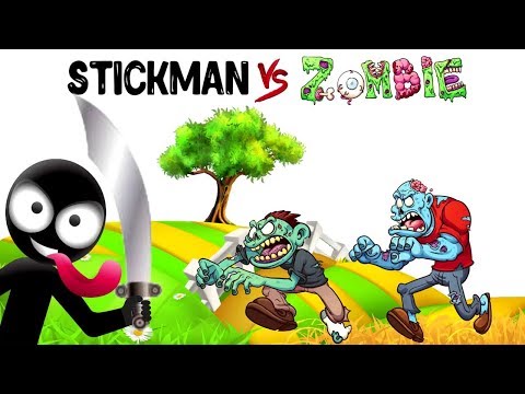 Stickman fights vs zombies: escape Video