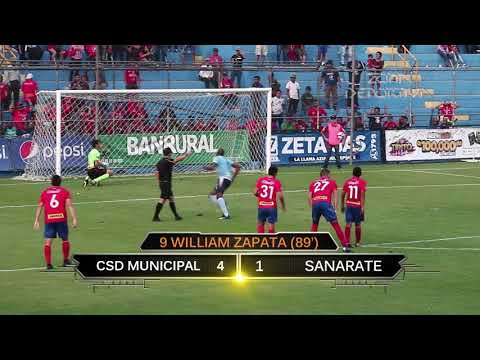 J20  (GOL DE WILLIAM ZAPATA 89' PENAL) MUNICIPAL 4  -  1 SANARATE