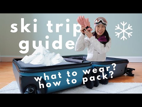 WHAT TO WEAR Skiing & HOW TO PACK For a Ski Trip!❄️ || Dressing & Packing Guide