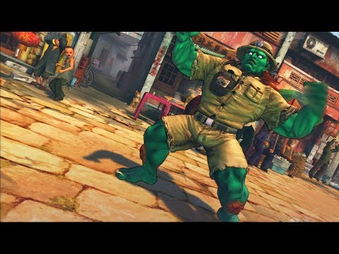 Super Street Fighter IV Arcade Edition 2012 | Juri vs Blanka | FT5 Hardest Difficulty |