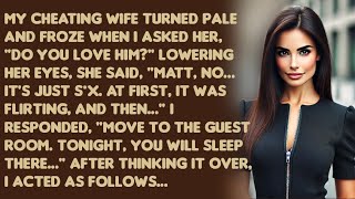 My cheating wife turned pale and froze when I asked her, "Do you love him?"