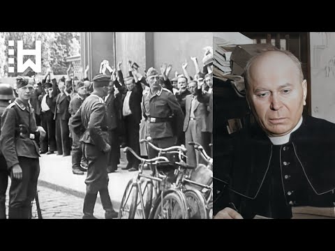 Execution of Catholic priest & fanatical Nazi who betrayed his own people to Germans - S. Trzeciak
