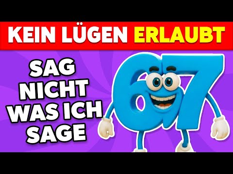 Sage Nicht Das Selbe Wie Ich  🤔❌ 67 Fragen 🔥 Nur 1% schaffen es bis zum Ende!
