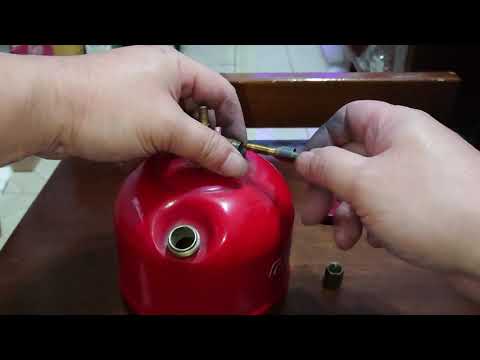 How to replace coleman 200A valve stem graphite
