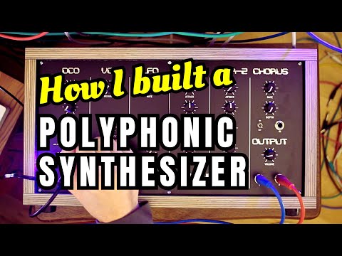 I built an analog POLYPHONIC SYNTHESIZER from scratch