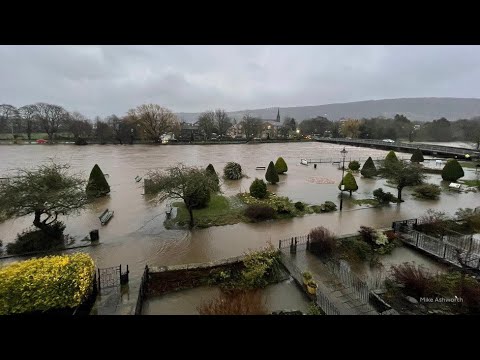 4k DRIVE FROM FLOCKTON TO SANDAL STORM/FARM FLOODING PART1