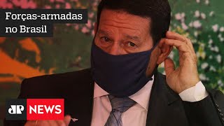 Mourão minimiza fala de Bolsonaro sobre papel das Forças Armadas