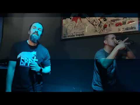 Skabo ft Marlon brutal-MUP (mafija u plavom) live @Kuglas SZS
