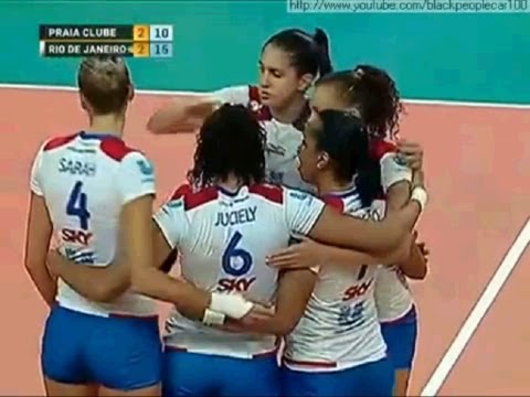 Superliga Feminina de Volei 2012/2013 - Banana Boat Praia Clube 2 x 3 Unilever Sky