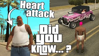 GTA San Andreas Secrets and Facts 41 How To Get Hotknife, Easter Eggs, Heart Attack, Cheetah