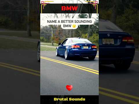 Thumbnail for BMW M3 E92 Brutal V8 Sound 😲 #bmw #bmwm3 #shorts by BMW M3, Luxury car, BMW, video, WiLL, Car, vide