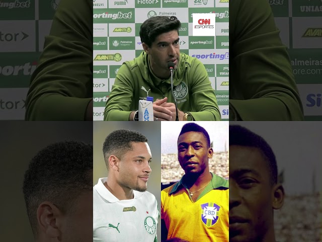 "Dirão que é o Pelé", diz Abel após gol de Vitor Roque | CNN ESPORTES