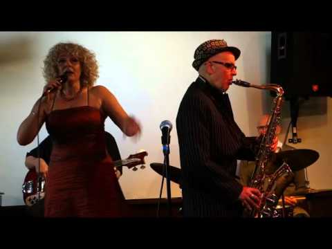 Martijn Schok Boogie Band met Rinus Groeneveld en Greta Holtrop 17 April 2016 Langs de Lijn Bussum